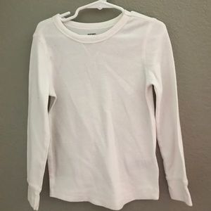 White LS Tee